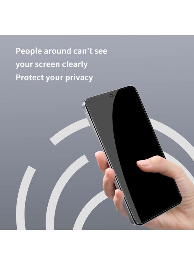 2 Pack Privacy Screen Protector for Samsung Galaxy S25 FE, Shatterproof & Anti-Spy Tempered Glass Film for Galaxy S25 FE - Image 3